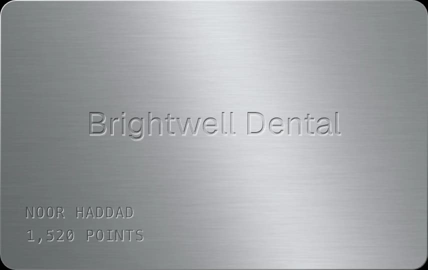 Brightwell Dental’s Wallet card