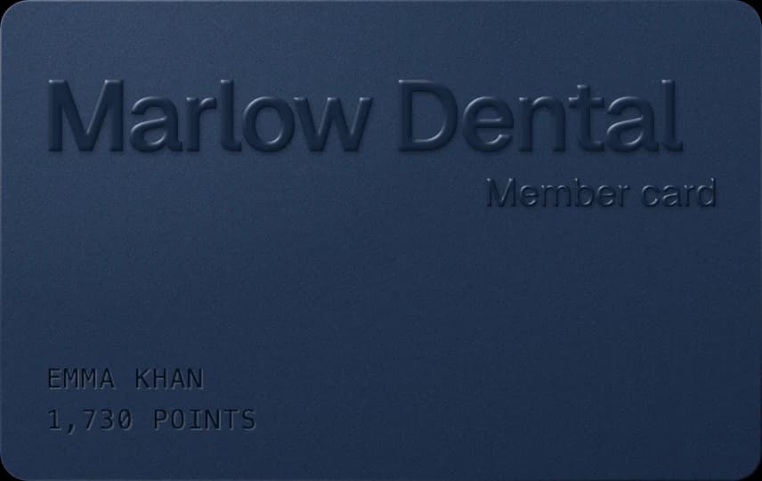 Marlow Dental’s Wallet card
